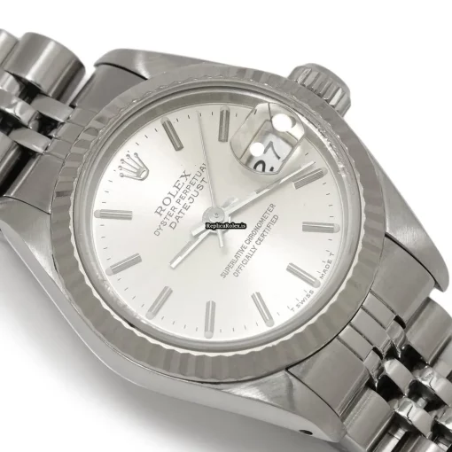 Marvellous Fake Rolex Lady-datejust 69174 Caliber 2135 Automatic Movement 26mm Steel Case Womens Watch - Image 4