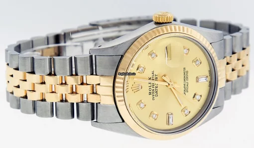 Fantastic Replica Rolex Datejust 16013 Caliber 3035 Automatic Movement 36mm Gold/steel Case Mens/unisex Watch - Image 3