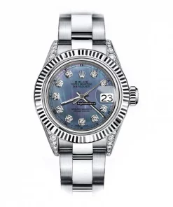 Unique Clone Rolex Oyster Perpetual Lady Date 69160 Automatic Movement 26mm Steel Case Womens Watch