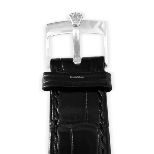 Aaa Fake Rolex Cellini 5240 Manual Winding Movement 35mm Platinum Case Mens/unisex Watch - Image 8