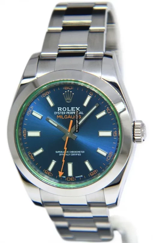 Great Replica Rolex Milgauss 116400 Automatic Movement 40mm Steel Case Mens/unisex Watch - Image 2