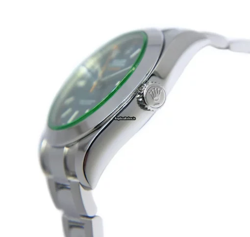 Great Replica Rolex Milgauss 116400 Automatic Movement 40mm Steel Case Mens/unisex Watch - Image 5