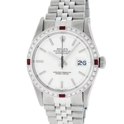 Trustworthy Replica Rolex Datejust Caliber 3035 Automatic Movement 36mm Steel Case Mens/unisex Watch - Image 2