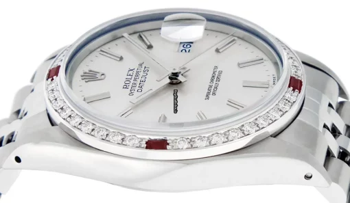Trustworthy Replica Rolex Datejust Caliber 3035 Automatic Movement 36mm Steel Case Mens/unisex Watch - Image 7
