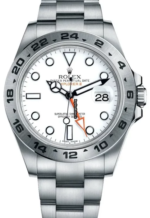 Amazing Copy Rolex Explorer II 216570-white Caliber 3187 Automatic Movement 42mm Steel Case Mens/unisex Watch
