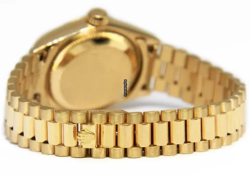 Inexpensive Replica Rolex Lady-datejust 69138 Automatic Movement 26mm Yellow Gold Case Womens Watch - Image 7
