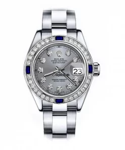High Quality Replica Rolex Oyster Perpetual Lady Date 69160 Automatic Movement 26mm Steel Case Womens Watch