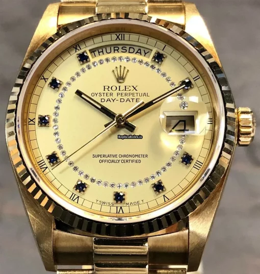 Superior Fake Rolex Day-date 36 18038 Automatic Movement Mens/unisex Watch