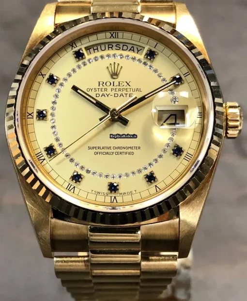 Superior Fake Rolex Day-date 36 18038 Automatic Movement Mens/unisex Watch - Image 2