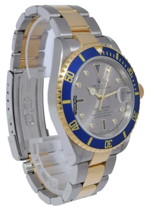 Durable Fake Rolex Submariner Date 16613 Automatic Movement Watch - Image 4