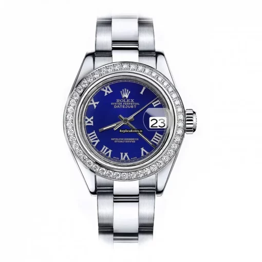 Good Clone Rolex Oyster Perpetual Lady Date 69160 Automatic Movement 26mm Steel Case Womens Watch