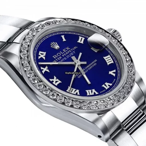 Good Clone Rolex Oyster Perpetual Lady Date 69160 Automatic Movement 26mm Steel Case Womens Watch - Image 2