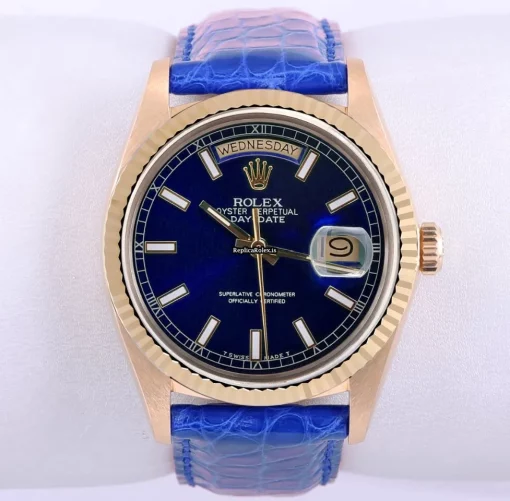 Distinctive Fakes Rolex Day-date 36 18038 Automatic Movement 36mm Yellow Gold Case Mens/unisex Watch - Image 2