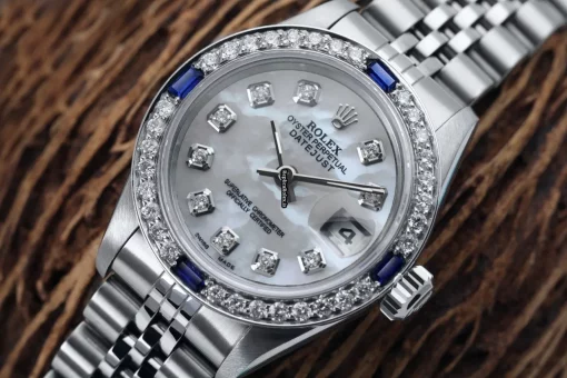Wonderful Knockoff Rolex Oyster Perpetual Lady Date 69160 Automatic Movement 26mm Steel Case Womens Watch