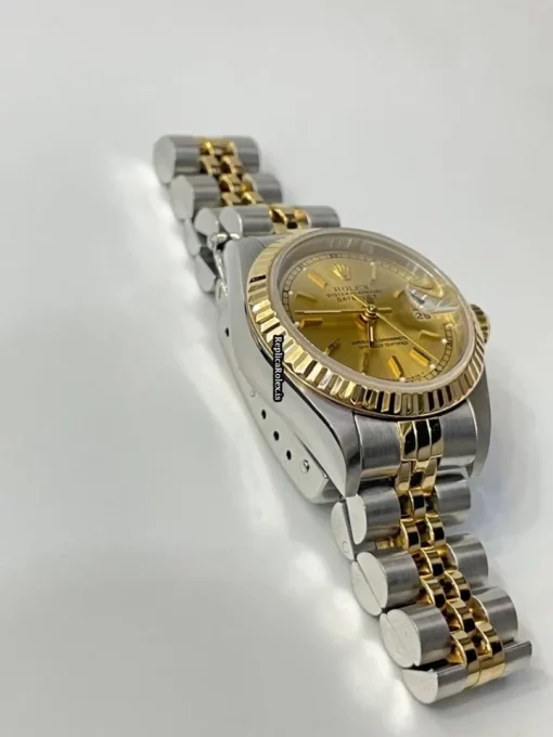 Epic Replica Rolex Lady-datejust 69173 Caliber 2135 Automatic Movement 26mm Gold/steel Case Womens Watch - Image 2