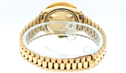 Excellent Replica Rolex Lady-datejust Automatic Automatic Movement 26mm Yellow Gold Case Womens Watch - Image 6