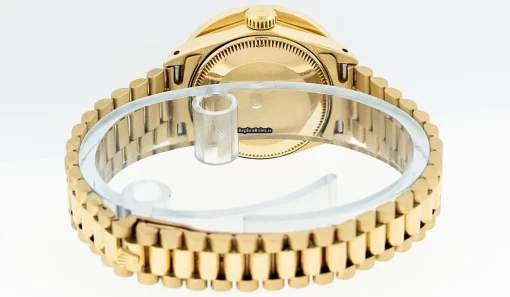 Excellent Replica Rolex Lady-datejust Automatic Automatic Movement 26mm Yellow Gold Case Womens Watch - Image 7