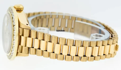 Excellent Replica Rolex Lady-datejust Automatic Automatic Movement 26mm Yellow Gold Case Womens Watch - Image 9