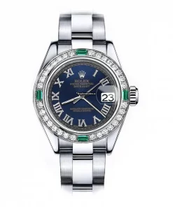 Lovely Replica Rolex Oyster Perpetual Lady Date 69160 Automatic Movement 26mm Steel Case Womens Watch