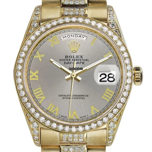 Neat Fake Rolex Day-date 36 18038 Automatic Movement Mens/unisex Watch