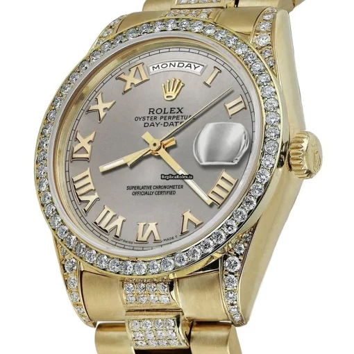 Neat Fake Rolex Day-date 36 18038 Automatic Movement Mens/unisex Watch - Image 5