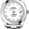 Good Fake Rolex Datejust 126300-whtro Caliber 3235 Automatic Movement 41mm Steel Case Mens/unisex Watch