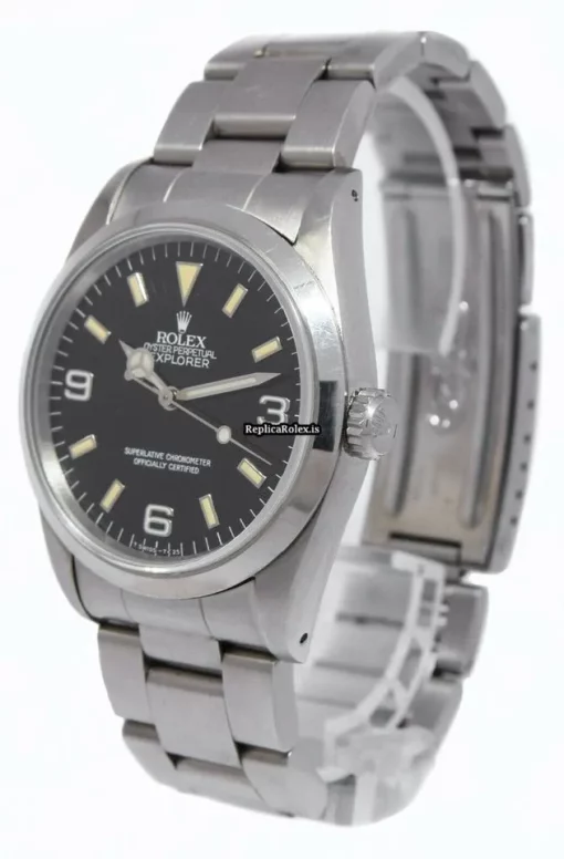 Stylish Copy Rolex Explorer 14270 Automatic Movement 36mm Steel Case Mens/unisex Watch - Image 3