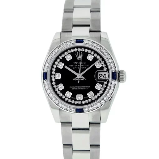 Defect Copy Rolex Datejust Caliber 2235 Automatic Movement 31mm Steel Case Womens Watch - Image 2