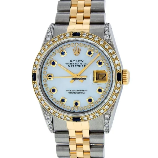 Attractive Replica Rolex Datejust 16013 Caliber 3035 Automatic Movement 36mm Gold/steel Case Mens/unisex Watch - Image 2