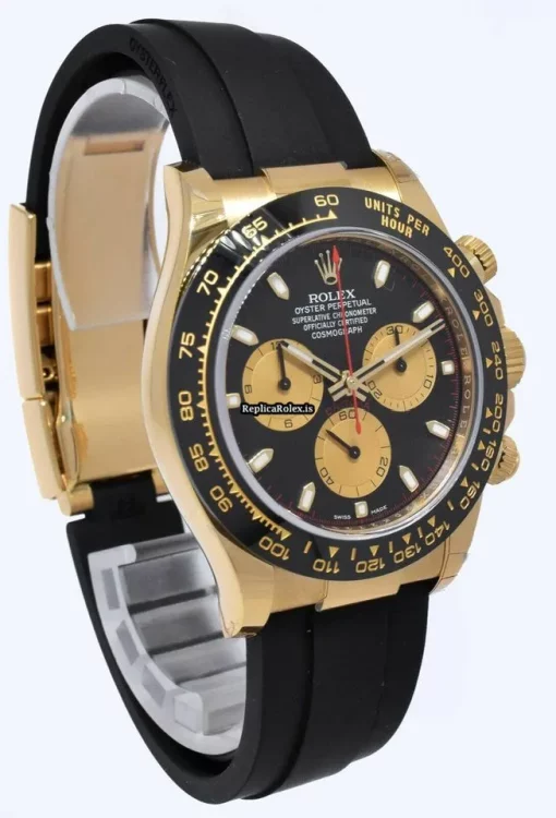 Great Replica Rolex Daytona 116518 Automatic Movement 40mm Yellow Gold Case Watch - Image 3