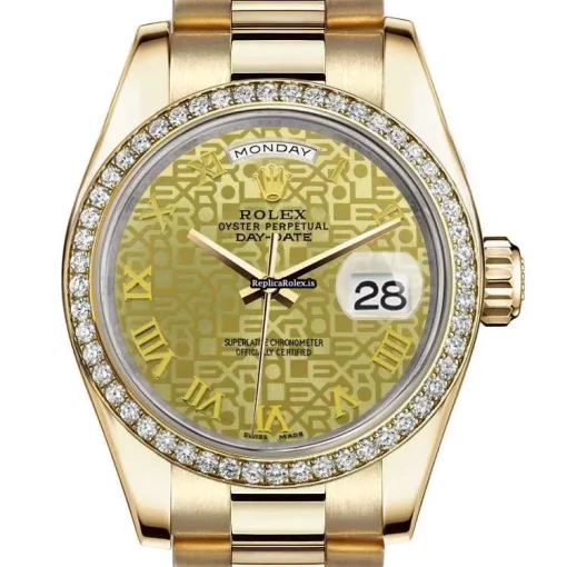 Incredible Replica Rolex Day-date 36 18038 Automatic Movement Mens/unisex Watch