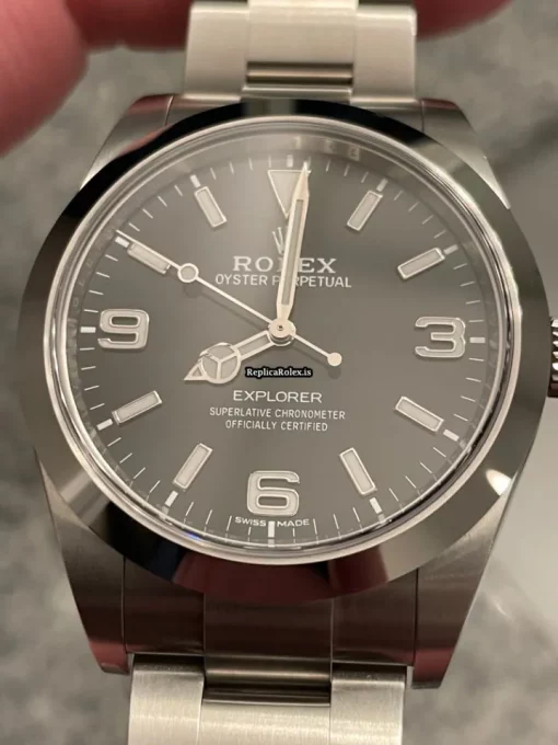 Lovely Replica Rolex Explorer 214270 Caliber 3132 Automatic Movement 39mm Steel Case Mens/unisex Watch - Image 2
