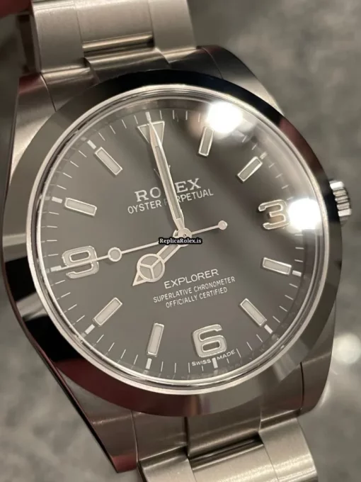 Lovely Replica Rolex Explorer 214270 Caliber 3132 Automatic Movement 39mm Steel Case Mens/unisex Watch - Image 3