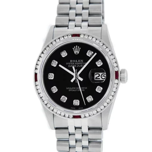 Discount Replica Rolex Datejust Caliber 3035 Automatic Movement 36mm Steel Case Mens/unisex Watch - Image 2