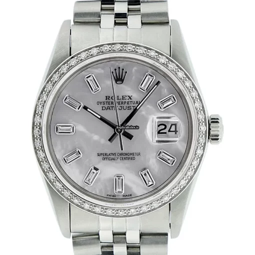Wonderful Fake Rolex Datejust Caliber 3035 Automatic Movement 36mm Steel Case Mens/unisex Watch