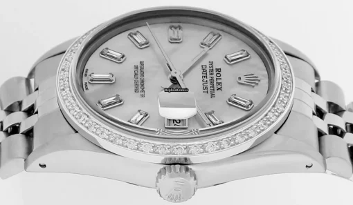 Wonderful Fake Rolex Datejust Caliber 3035 Automatic Movement 36mm Steel Case Mens/unisex Watch - Image 11