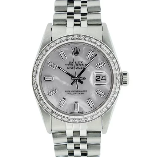 Wonderful Fake Rolex Datejust Caliber 3035 Automatic Movement 36mm Steel Case Mens/unisex Watch - Image 2