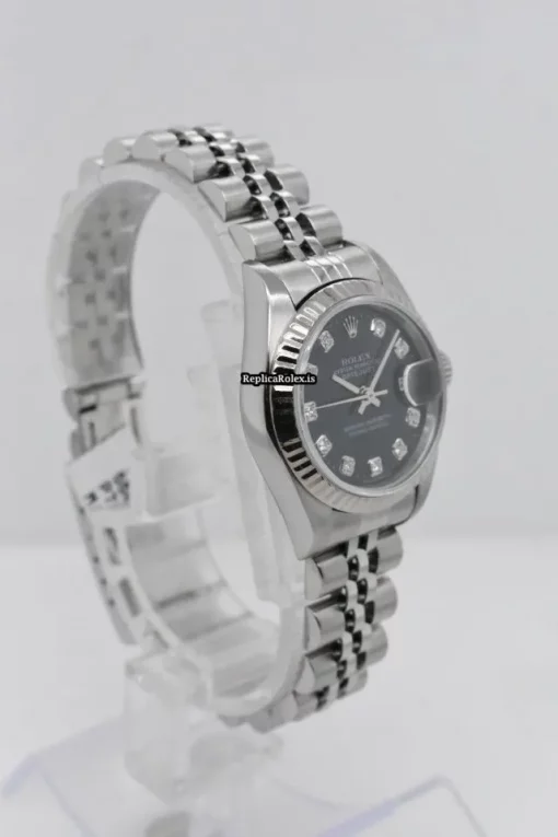Incredible Replica Rolex Lady-datejust 79174 Caliber 2235 Automatic Movement 26mm Steel Case Womens Watch - Image 3