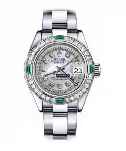 Cool Fake Rolex Oyster Perpetual Lady Date 69160 Automatic Movement 26mm Steel Case Womens Watch