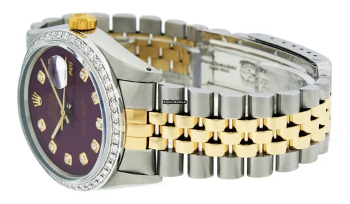 Defect Replica Rolex Datejust 16013 Caliber 3035 Automatic Movement 36mm Gold/steel Case Mens/unisex Watch - Image 8
