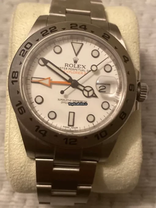 Superb Clone Rolex Explorer II 216570 Caliber 3187 Automatic Movement 42mm Steel Case Mens/unisex Watch - Image 2
