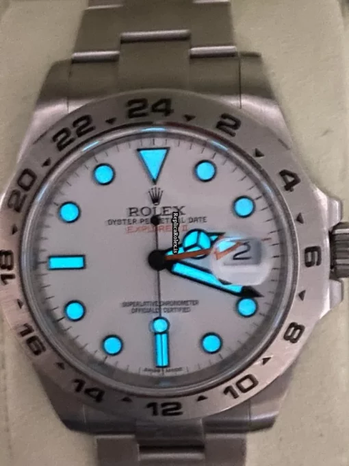 Superb Clone Rolex Explorer II 216570 Caliber 3187 Automatic Movement 42mm Steel Case Mens/unisex Watch - Image 5