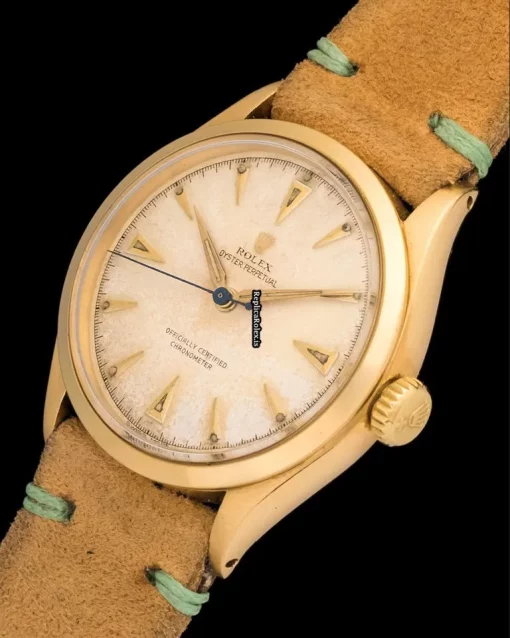 Reliable Replica Rolex Oyster Perpetual 6284 Automatic Movement 34mm Yellow Gold Case Watch - Image 2