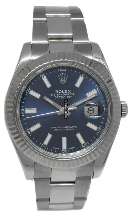 Awesome Fake Rolex Datejust II 116334 Automatic Movement 41mm Steel Case Mens/unisex Watch - Image 11