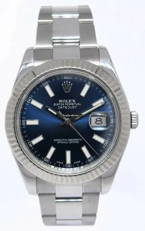 Awesome Fake Rolex Datejust II 116334 Automatic Movement 41mm Steel Case Mens/unisex Watch - Image 2