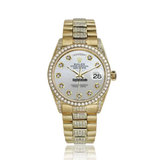 Awesome Fake Rolex Day-date 36 18038 Automatic Movement Mens/unisex Watch - Image 2
