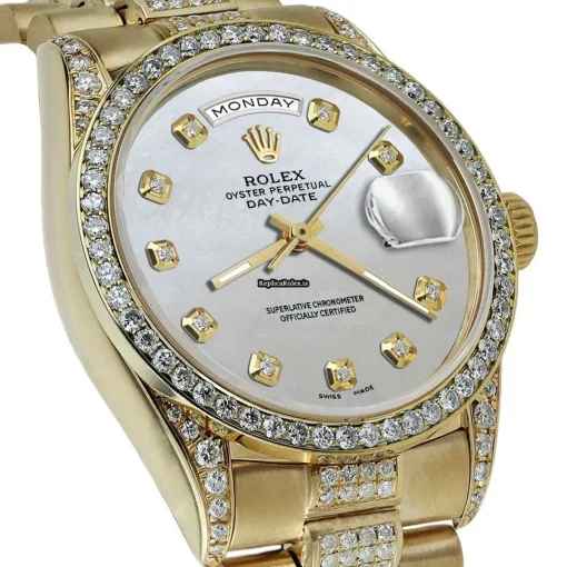 Awesome Fake Rolex Day-date 36 18038 Automatic Movement Mens/unisex Watch - Image 4