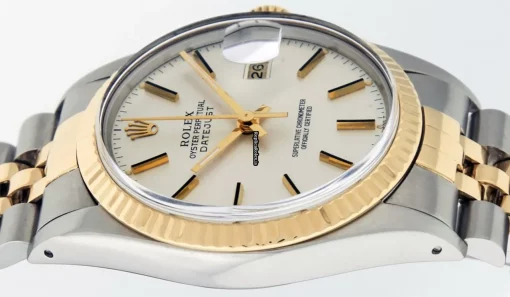 Remarkable Fake Rolex Datejust 16013 Caliber 3035 Automatic Movement 36mm Gold/steel Case Mens/unisex Watch - Image 9