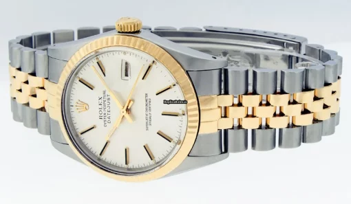 Remarkable Fake Rolex Datejust 16013 Caliber 3035 Automatic Movement 36mm Gold/steel Case Mens/unisex Watch - Image 7