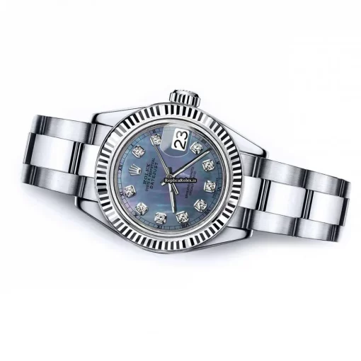 Wonderful Knockoff Rolex Lady-datejust 68274 Automatic Movement 26mm Steel Case Womens Watch - Image 2